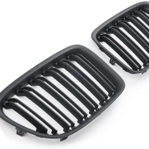 Bmw X1 E84 Grill Blank / Matt Dubbel Ribb (Välj en produktvariant: Matt svart)