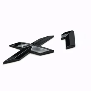 Bmw X1 emblem E84 F48 (Välj en produktvariant: Blanksvart)