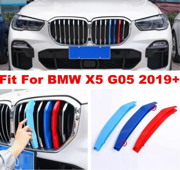 Bmw X5 Go5 grill emblem Tricolor M