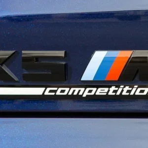 Bmw X5M Competition logo emblem Svart