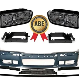 Bmw e36 M3 Stötfångare + GT Spoiler (Välj en produktvariant: Lackerad i bilens färg)