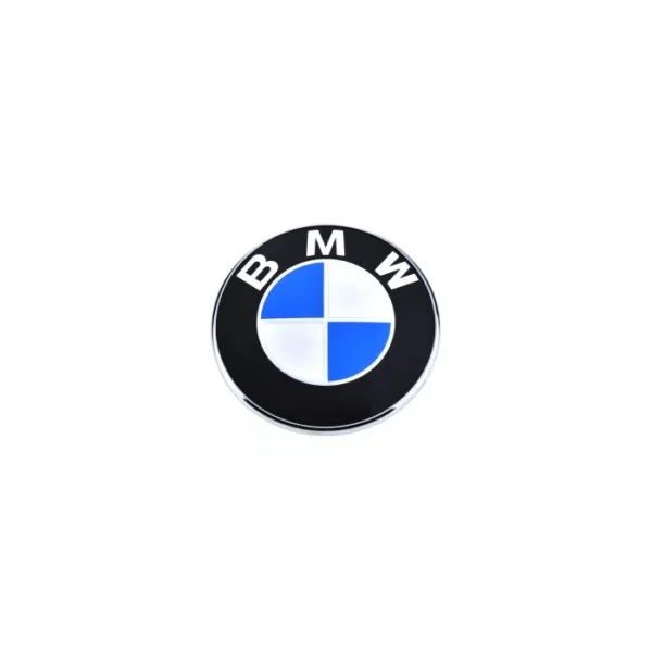 Bmw ratt emblem 45mm solida färger (Välj Färg: Blå/vit)