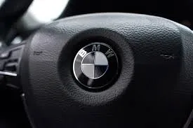 Bmw ratt emblem 45mm solida färger (Välj Färg: Svart/vit)