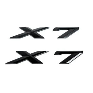 Bmw x7 emblem logga (Välj en produktvariant: Blank svart)