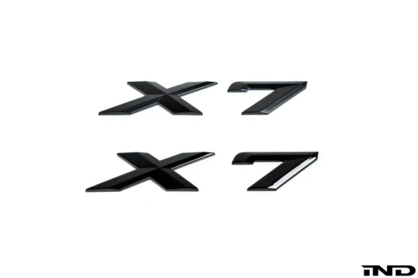 Bmw x7 emblem logga (Välj en produktvariant: Blank svart)