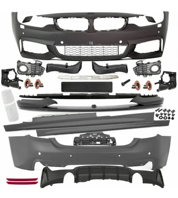 Bodykit Bmw F32 F33 F36 M-Performance (Diffuser: 435 en utblås per sida)