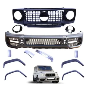 Bodykit Mercedes G-Klass W463 W464 2018+ (Välj en produktvariant: Blanksvart)