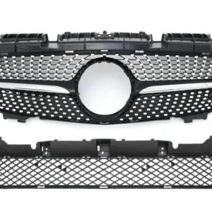 Diamant Grill Mercedes-Benz SLK R172 11-15 (Välj en produktvariant: Svart Fena)
