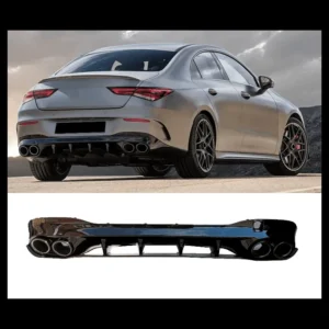 Diffuser Mercedes-Benz Cla45 W118 C118 (Diffuser: Svart)