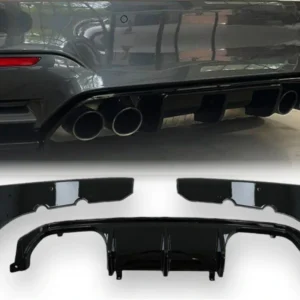 Diffusor Bmw m3 & M4 F80 F82 Blanksvart