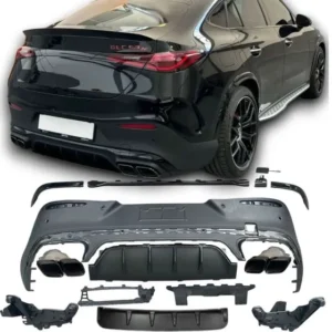 Diffusor Kit för Mercedes GLC C254 GLC63 (Välj en produktvariant: Svart)