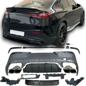 Diffusor Kit för Mercedes GLC C254 GLC63 (Välj en produktvariant: Krom)