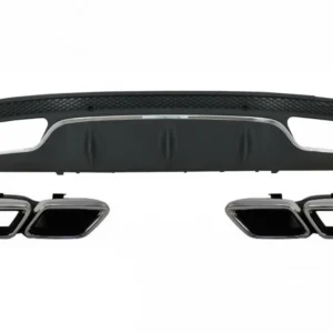 Diffusor Mercedes C-Klass W205 S205 (Diffuser: Svart)