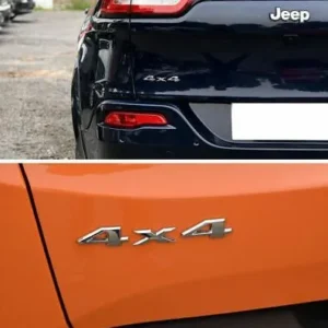 Dodge 4x4 emblem 13CM JEEP 4X4 (Välj Färg: Krom)