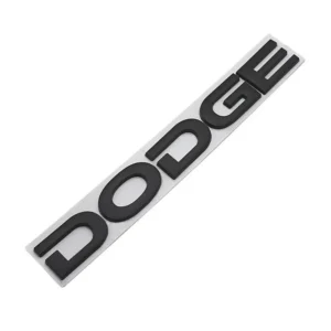 Dodge emblem Svart till bakluckan