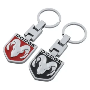 Dodge nyckelring i metall (Välj en produktvariant: Röd)