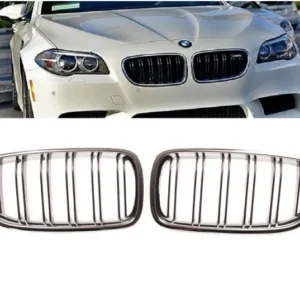 Dubbelribb grill Krom BMW 5-Serie F10 F11 M5 look