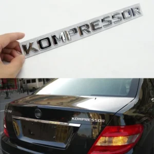 Emblem kompressor Mercedes-Benz (Välj Färg: Krom)