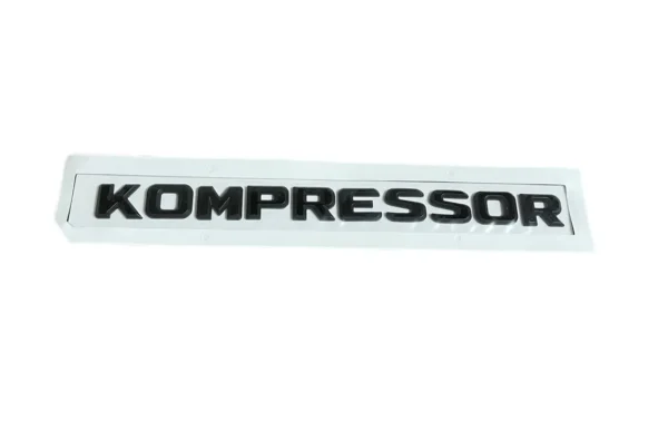 Emblem kompressor Mercedes-Benz (Välj Färg: Svart)