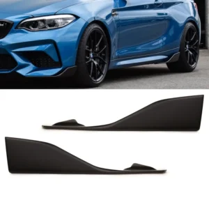 F87 M2 Splitters Flaps Bmw F22 F30 (Välj en produktvariant: Lackerad i bilens färg)