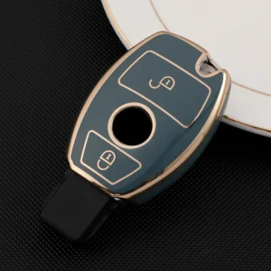 Mercedes-Benz Nyckelfodral Fler färger (Välj en produktvariant: MÖRK GRÖN)