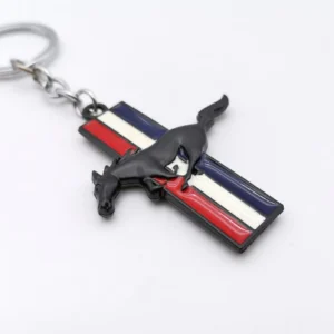Ford Mustang nyckelring svart