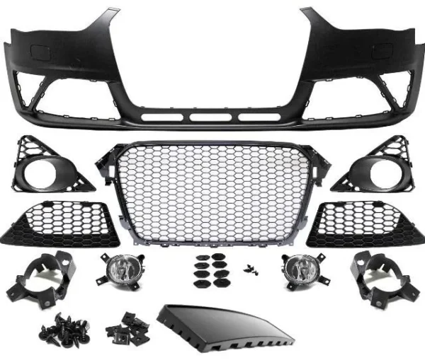 Front Audi A4 RS4-look B8.5 Dimljus 11-15 (Välj en produktvariant: Lackerad i bilens färgkod)