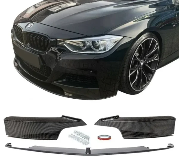 Frontläpp F30 F31 Bmw M-Performance (Välj en produktvariant: Blanksvart (Lackerad))
