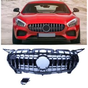 GTR Grill Mercedes-Benz GT AMG C190 (Välj en produktvariant: Krom)
