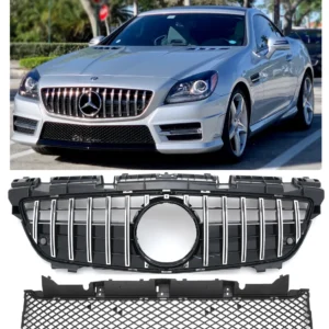 GTR Grill Mercedes-Benz SLK R172 11-15 (Välj en produktvariant: Krom)
