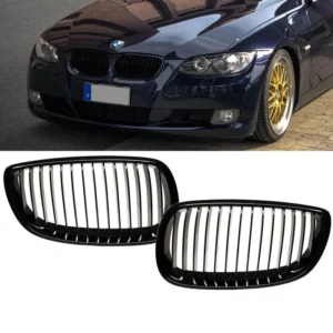 Grill BMW E92 E93 LCI 2010-2014 (Singelribb) (Välj en produktvariant: Mattsvart)