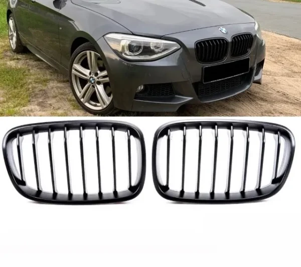 Grill BMW F20 F21 Njurar Fler färger Performance (Välj en produktvariant: Blanksvart)