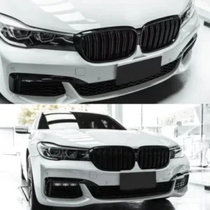 Grill BMW G11 G12 15- Blank Svart