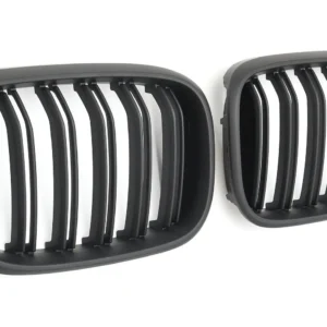 Grill BMW X4 G02 X3 G01 ( Dubbel Ribb ) F97 F98 (Välj en produktvariant: Matt svart)