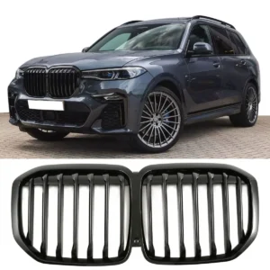 Grill BMW X7 Singelribb Performance 19-22 (Välj en produktvariant: Blank svart)