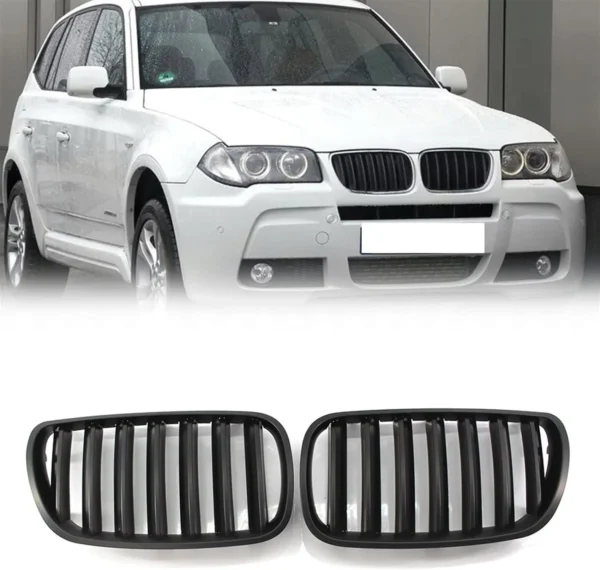 Grill Bmw E83 X3 06-10 LCI (Välj en produktvariant: Svart matt)