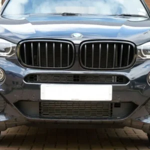 Grill Bmw X6 X5 F15 F16 Blank Matt njurar (Singel ribb) (Välj en produktvariant: Matt svart)