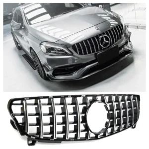 Grill Mercedes A-klass W176 AMG GTR 15+ (Välj en produktvariant: Krom)