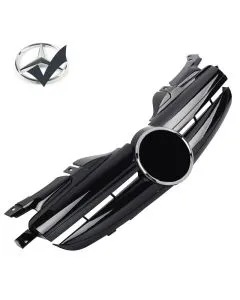 Grill Mercedes-Benz SLK R170 (Välj en produktvariant: Blank+silver stjärna)