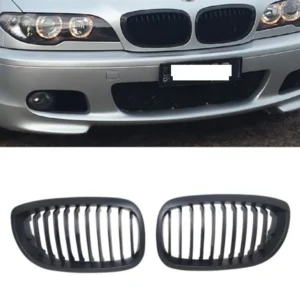 Grillar Njurar BMW E46 Coupe 03-06 (Singelribb) (Välj en produktvariant: Svart matt)