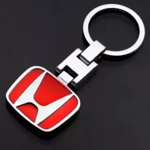 Honda nyckelring röd i metall