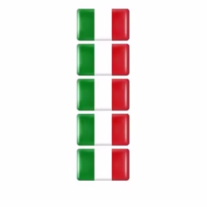 Italienska Flaggan Italien Stickers 5-Pack