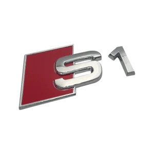 Krom Audi Modellbeteckning S1 Emblem