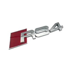 Krom Audi RS4 emblem Modellbeteckning