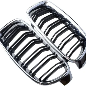 Krom Grill BMW f32 f33 f36 F80 f82 f83 (Välj en produktvariant: Dubbelribb)