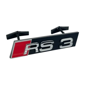 Krom Modellbeteckning Audi RS3 Grill Emblem