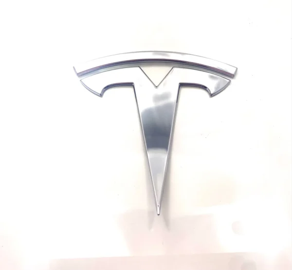Krom Tesla Bak emblem Model Y