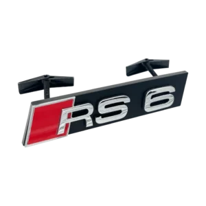 Krom emblem RS6 till grill motorkod