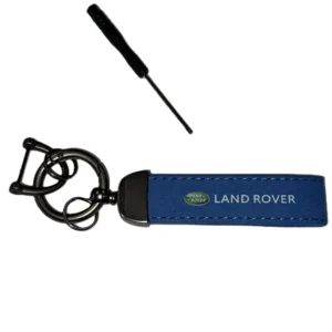 Land Rover Nyckelring i Alcantara Fler färger (Välj Färg: Blå)
