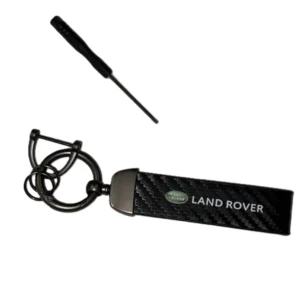 Land Rover Nyckelring i Alcantara Fler färger (Välj Färg: Svart kolfiber)